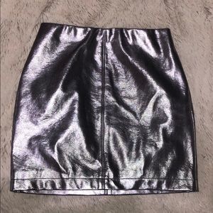 Holographic mini shirt -Hollister